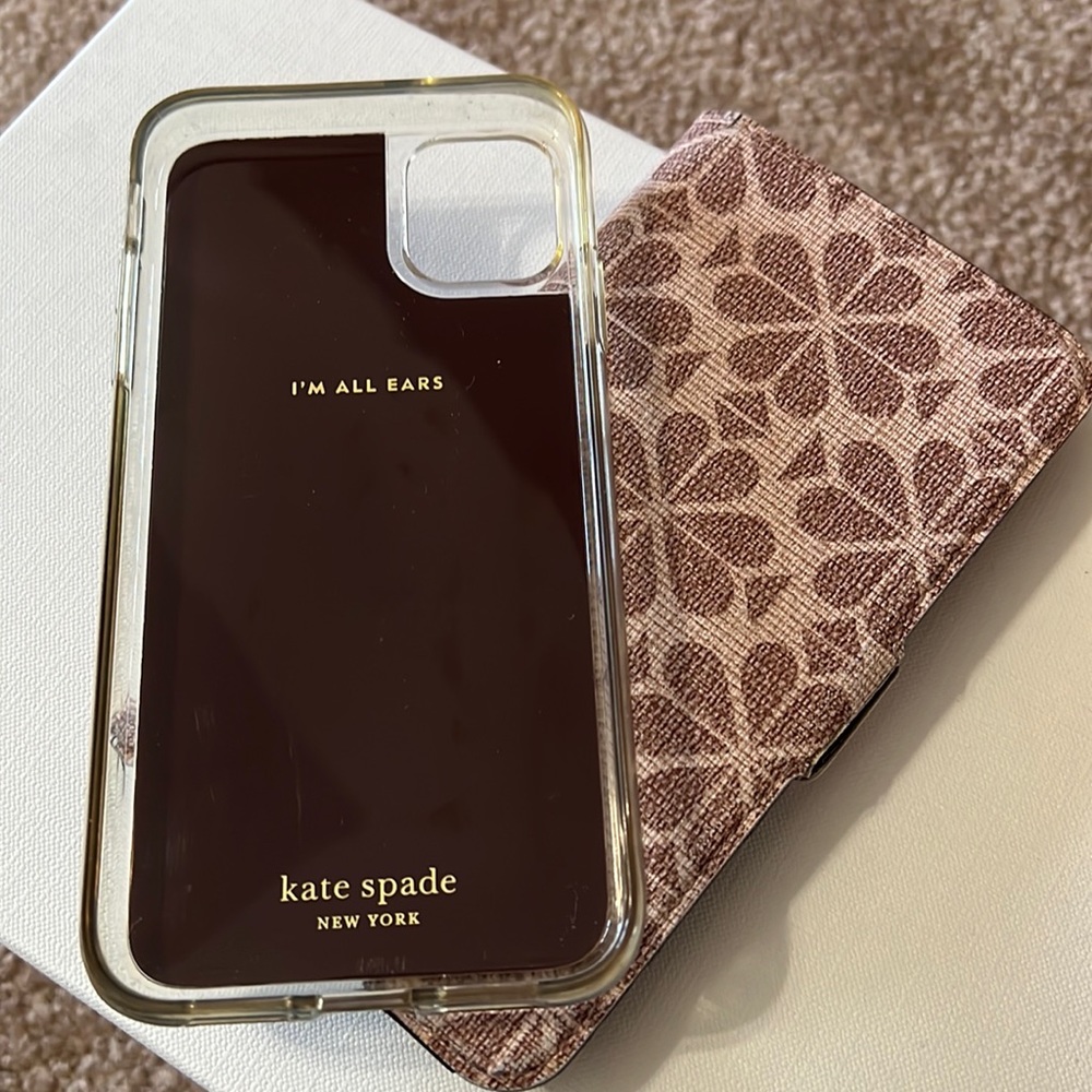 Kate Spade iPhone 11 case and portfolio